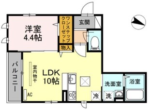 コンフォールSの物件間取画像